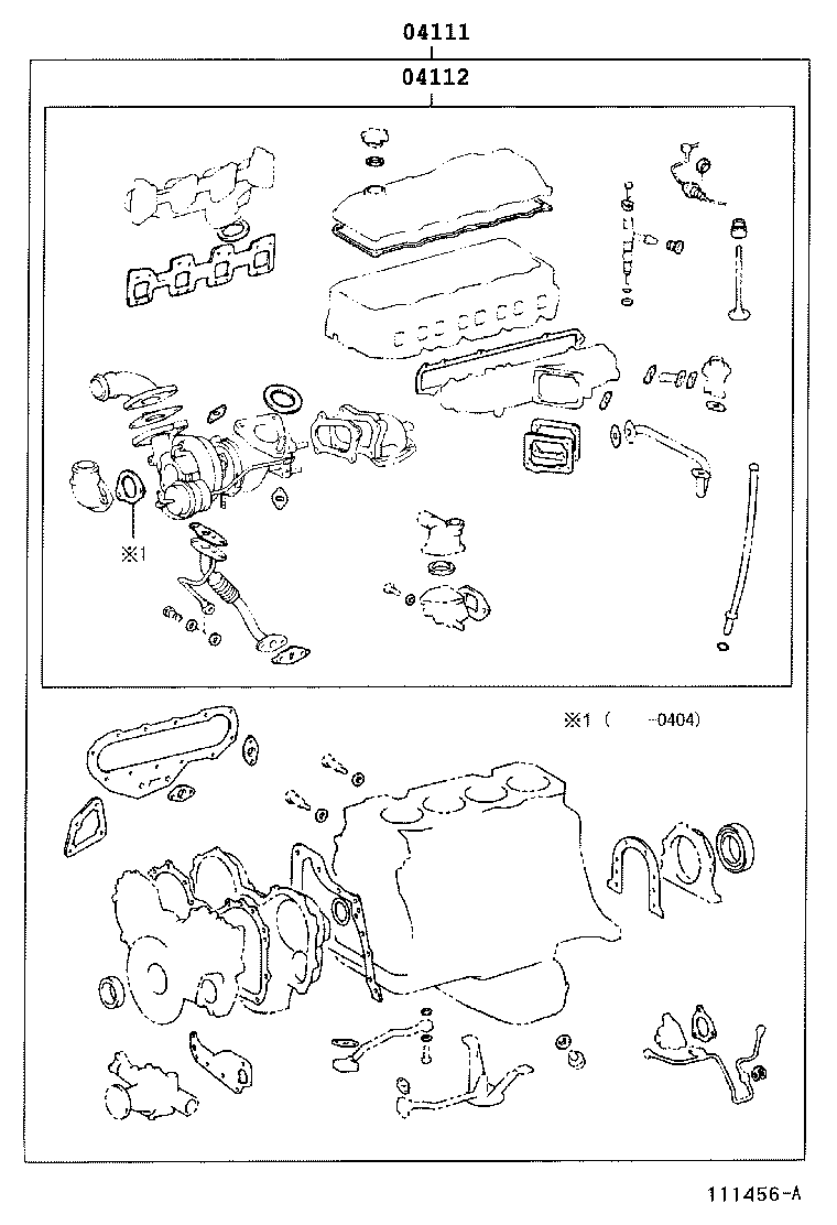  COASTER CHINA |  ENGINE OVERHAUL GASKET KIT