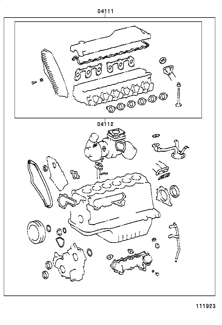  COASTER |  ENGINE OVERHAUL GASKET KIT