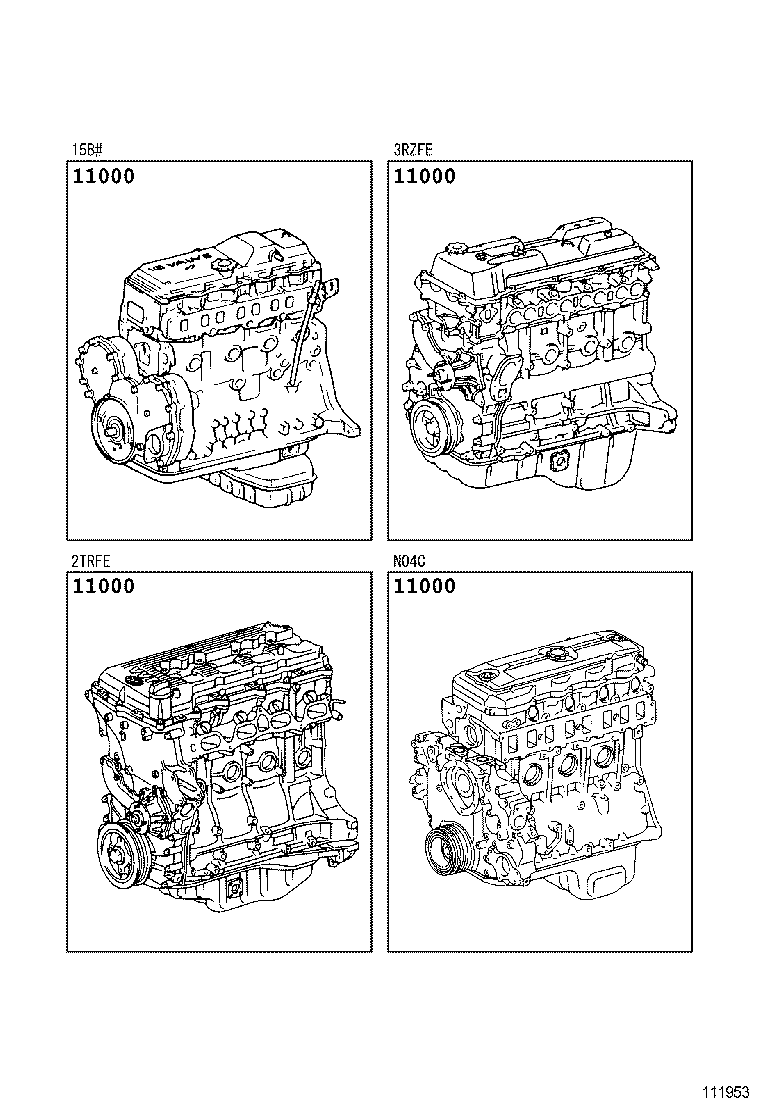  COASTER CHINA |  PARTIAL ENGINE ASSEMBLY