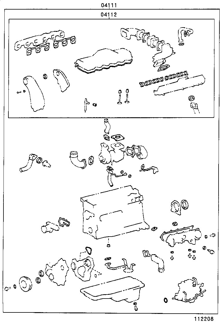  LAND CRUISER 70 |  ENGINE OVERHAUL GASKET KIT