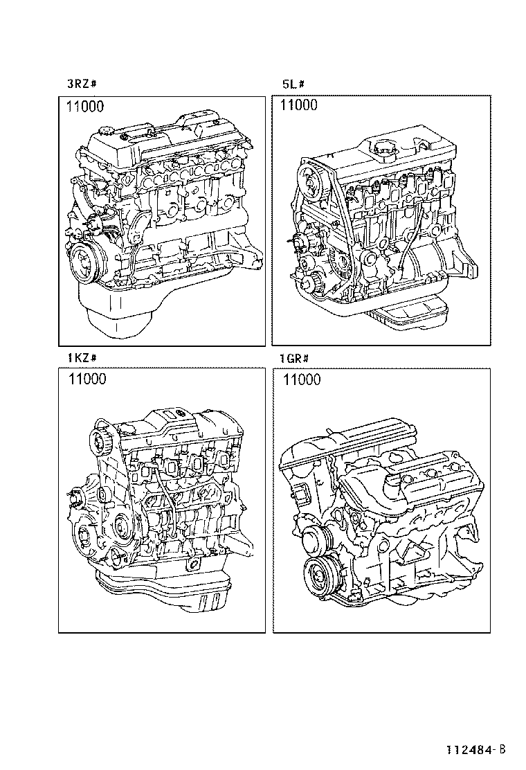  LAND CRUISER PRADO |  PARTIAL ENGINE ASSEMBLY