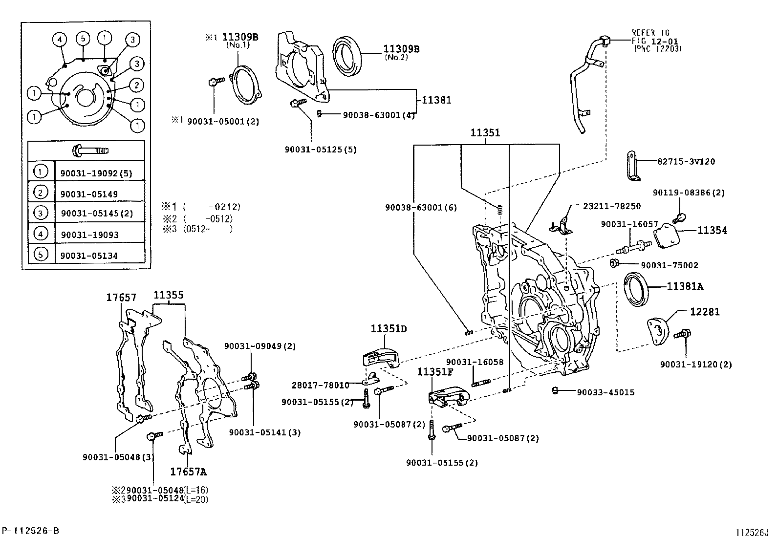  DYNA |  TIMING GEAR COVER REAR END PLATE