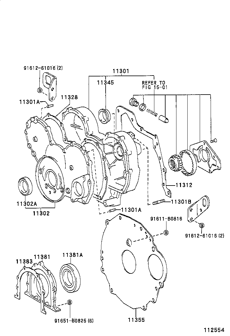 DYNA |  TIMING GEAR COVER REAR END PLATE