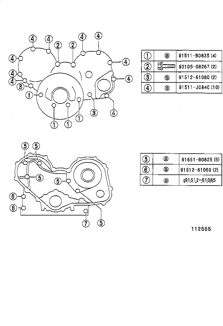  DYNA |  TIMING GEAR COVER REAR END PLATE