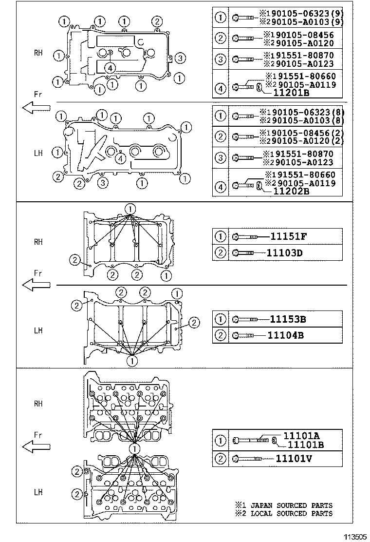  AVALON |  CYLINDER HEAD