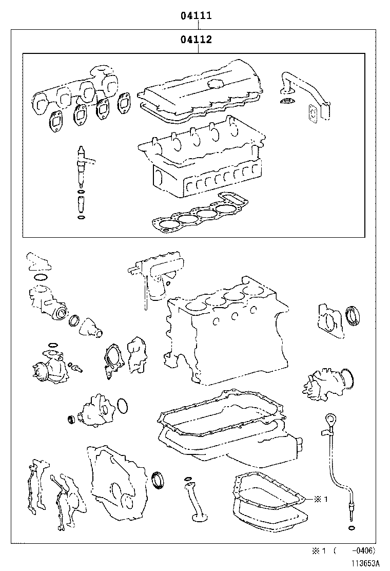  DYNA |  ENGINE OVERHAUL GASKET KIT