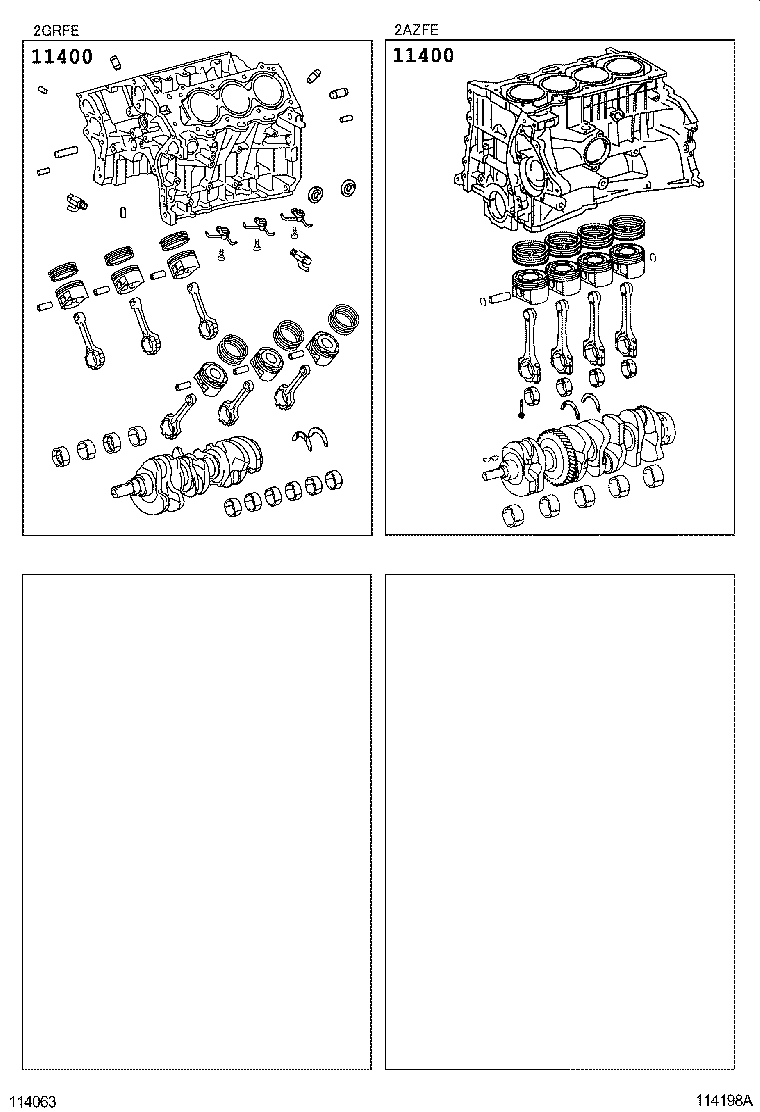  ES240 350 |  SHORT BLOCK ASSEMBLY