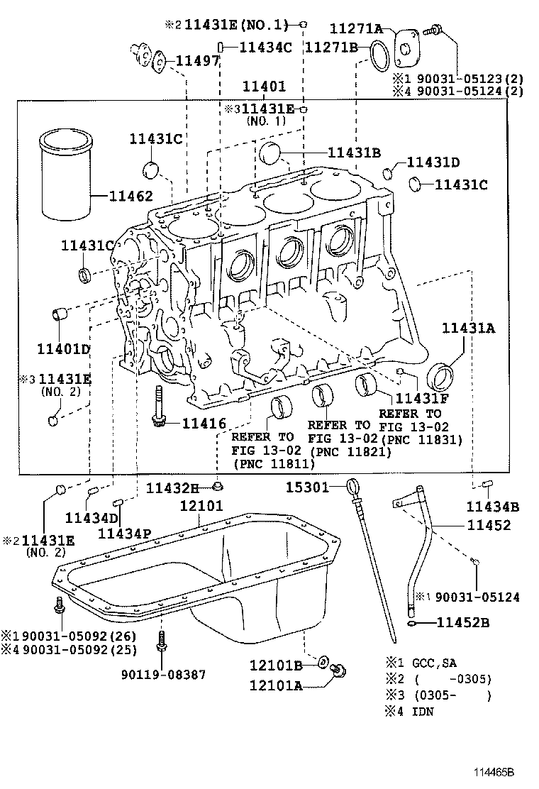  DYNA |  CYLINDER BLOCK