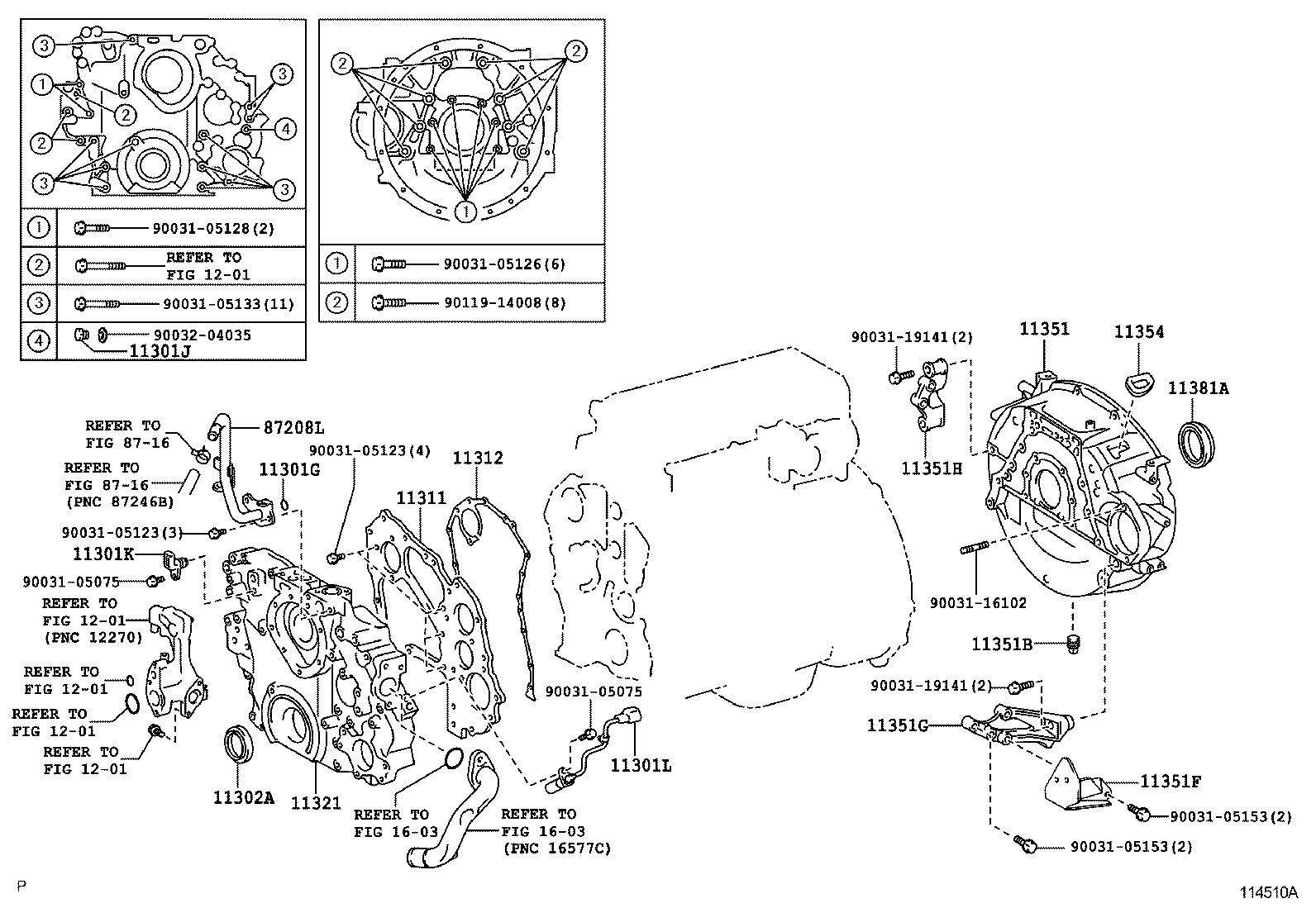  DYNA |  TIMING GEAR COVER REAR END PLATE