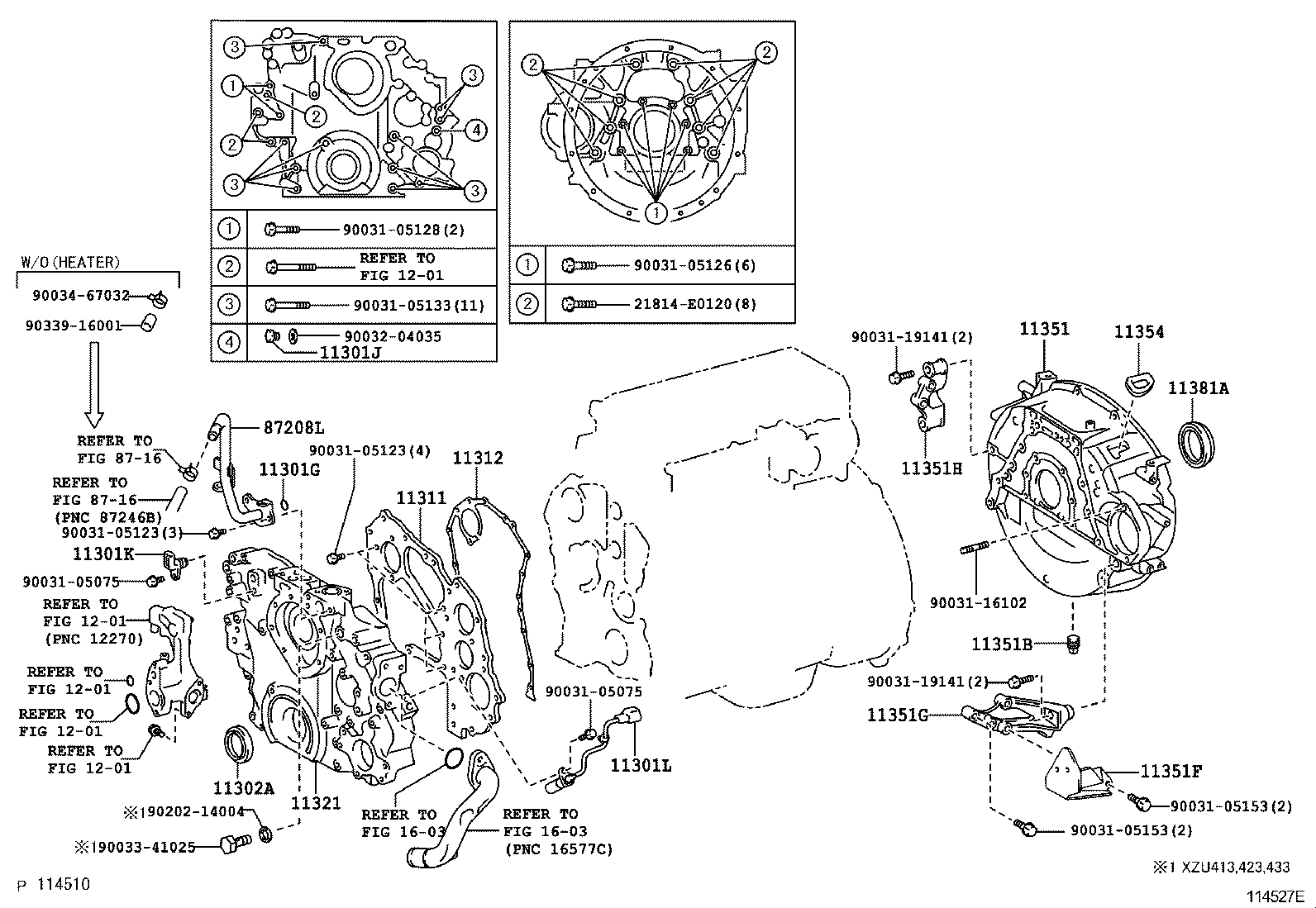  DYNA |  TIMING GEAR COVER REAR END PLATE