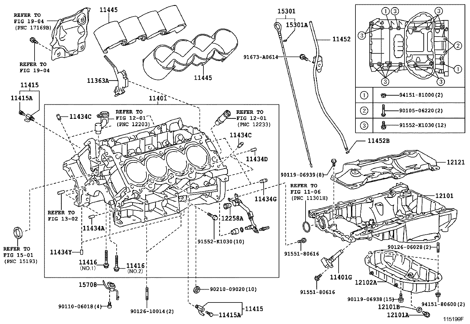  IS F |  CYLINDER BLOCK