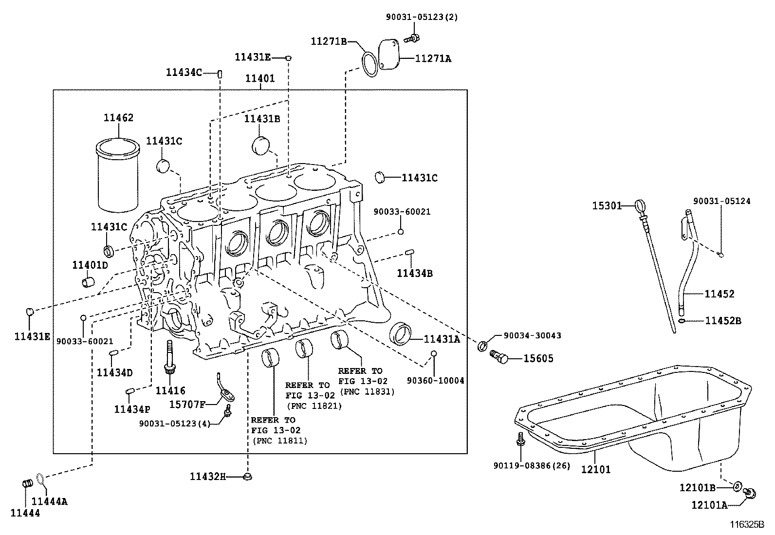  DYNA |  CYLINDER BLOCK