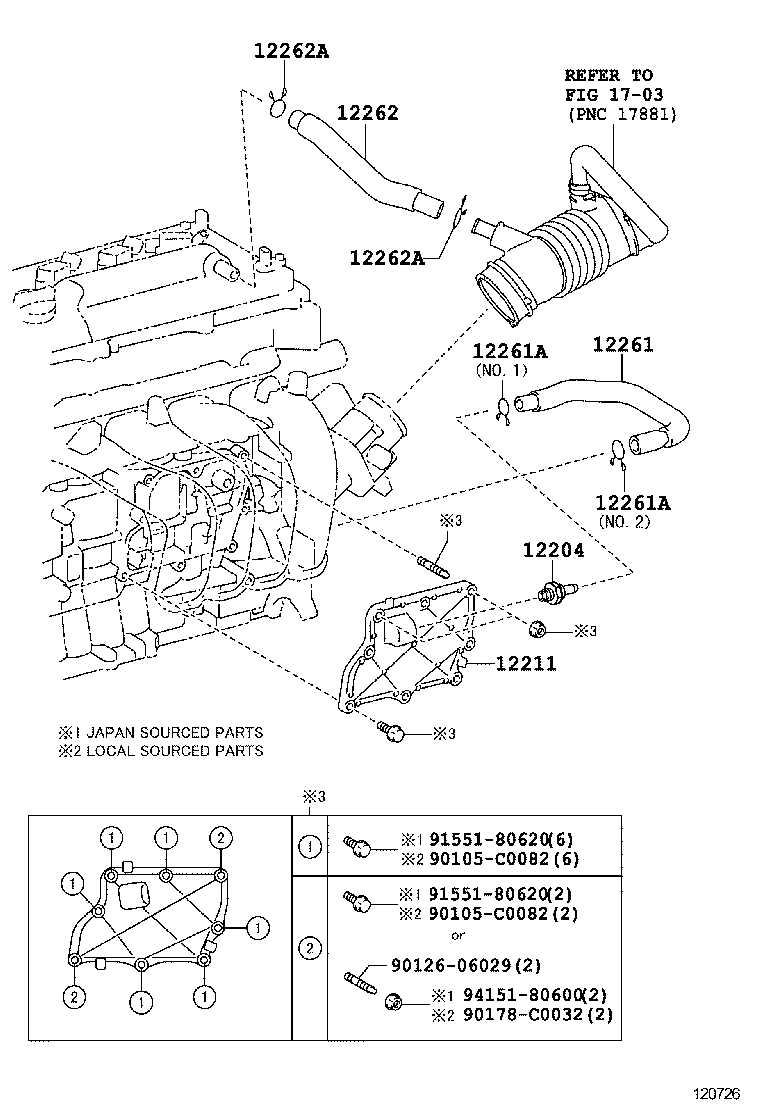  YARIS CHINA |  VENTILATION HOSE