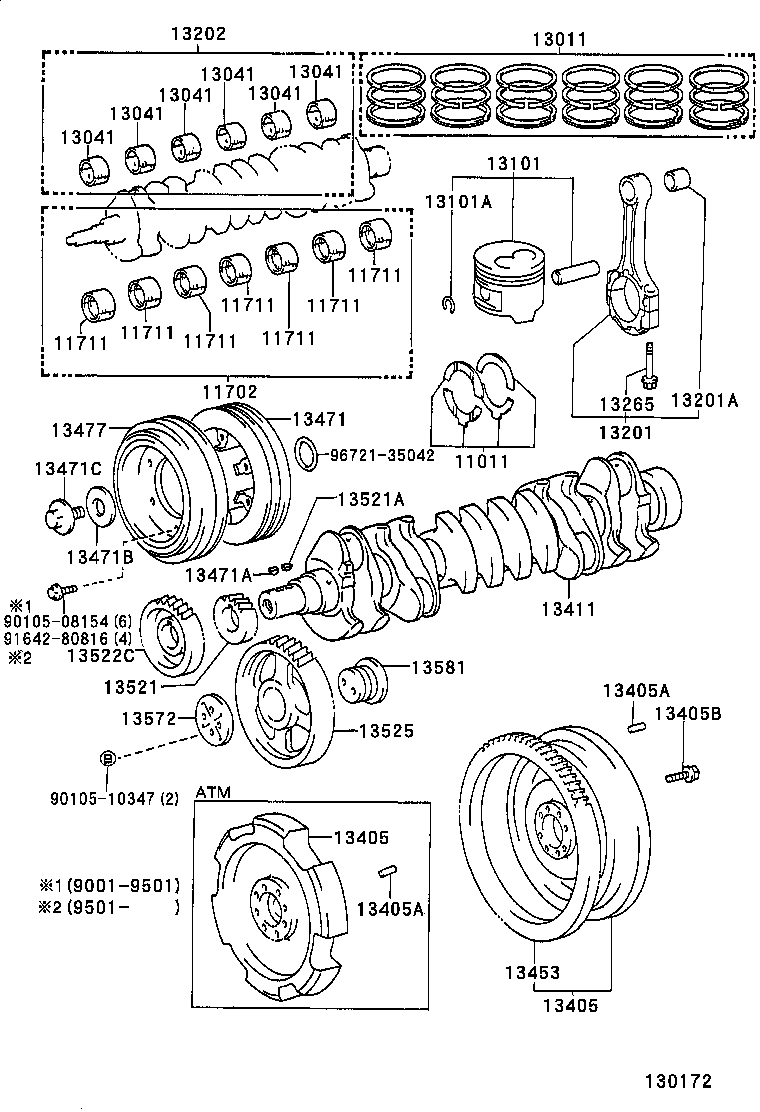  LAND CRUISER 80 |  CRANKSHAFT PISTON