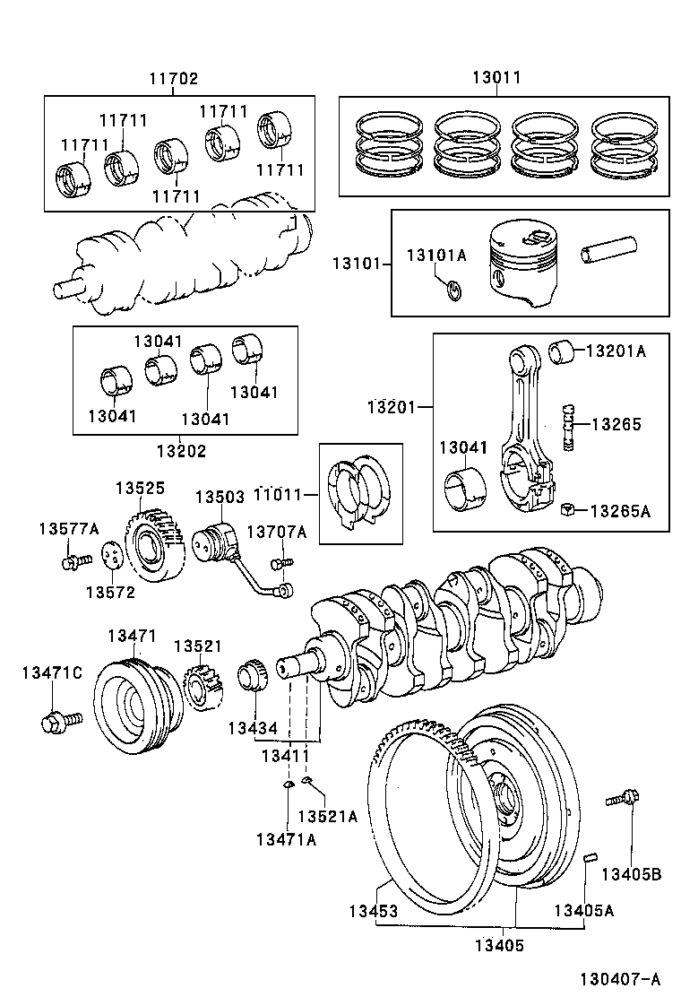  COASTER CHINA |  CRANKSHAFT PISTON