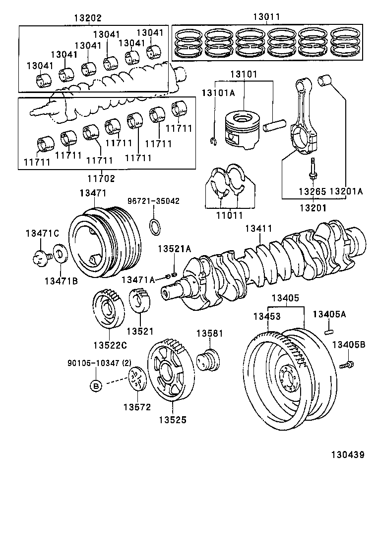  LAND CRUISER 70 |  CRANKSHAFT PISTON