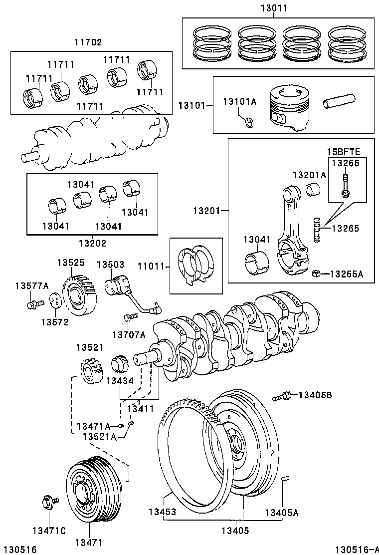  DYNA |  CRANKSHAFT PISTON