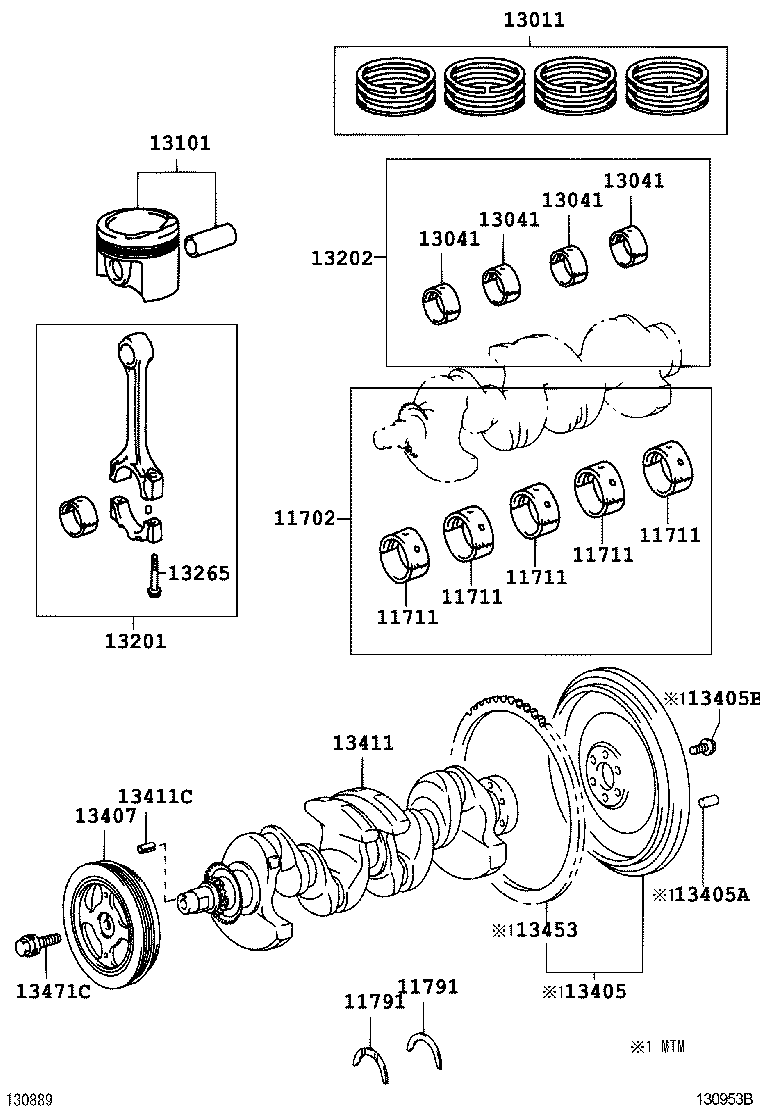  YARIS |  CRANKSHAFT PISTON