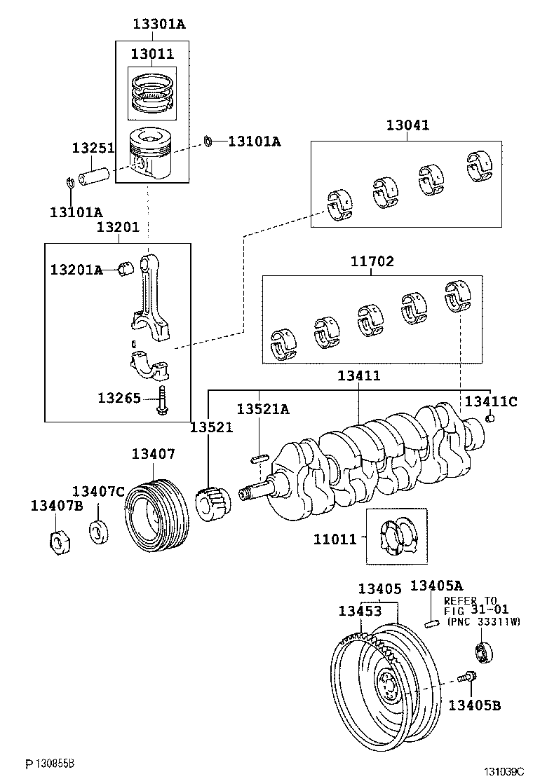  DYNA |  CRANKSHAFT PISTON