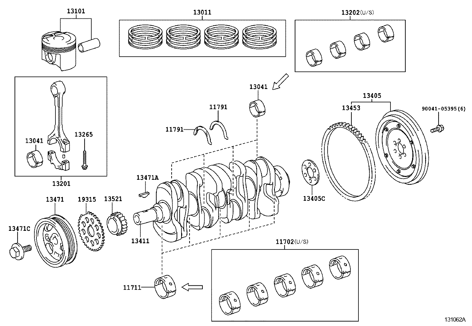  VIOS SOLUNA VIOS |  CRANKSHAFT PISTON