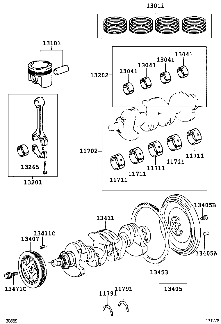  VIOS CHINA |  CRANKSHAFT PISTON