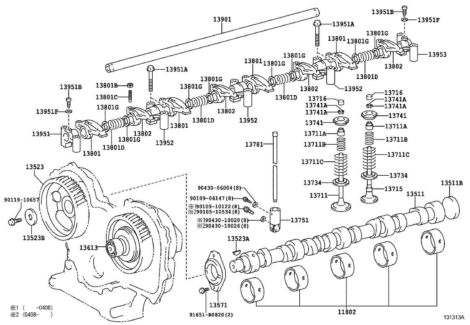  DYNA |  CAMSHAFT VALVE