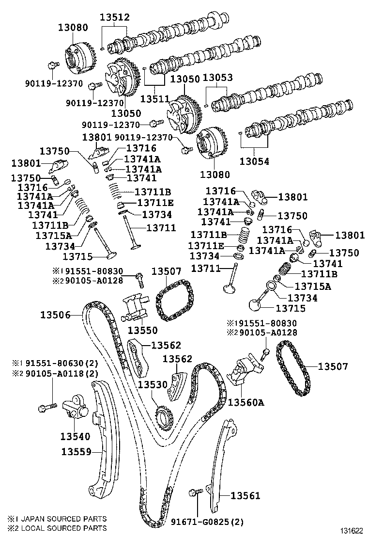  AVALON |  CAMSHAFT VALVE