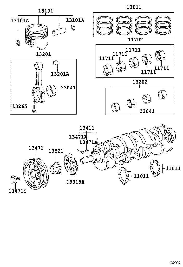  HIACE |  CRANKSHAFT PISTON