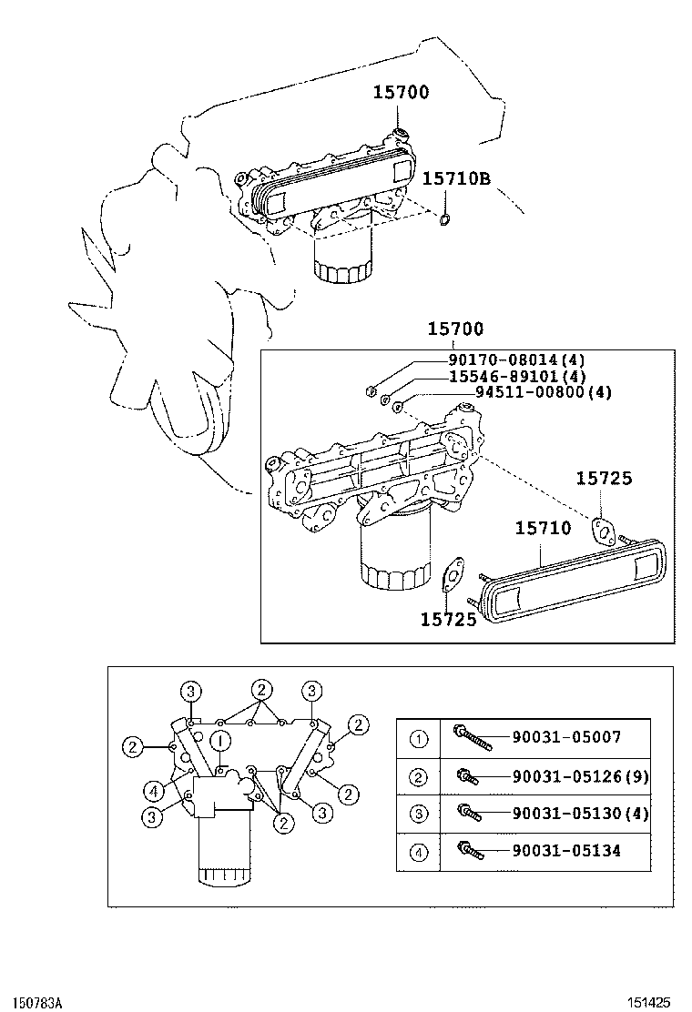  DYNA |  ENGINE OIL COOLER