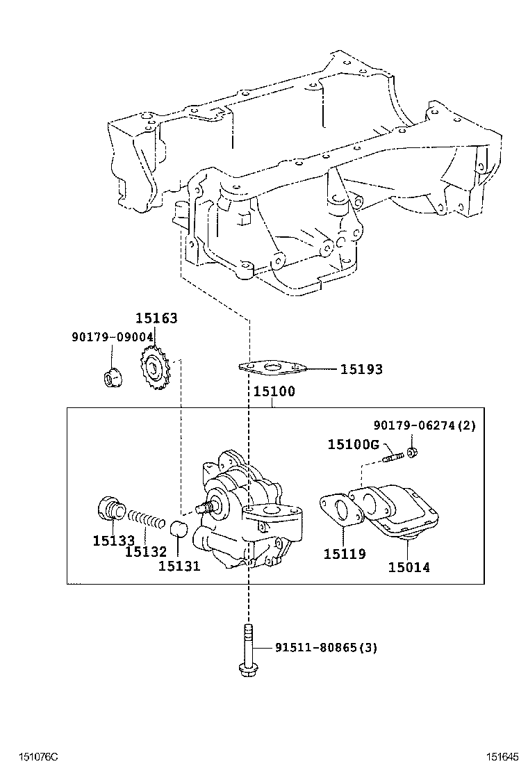  ES240 350 |  ENGINE OIL PUMP