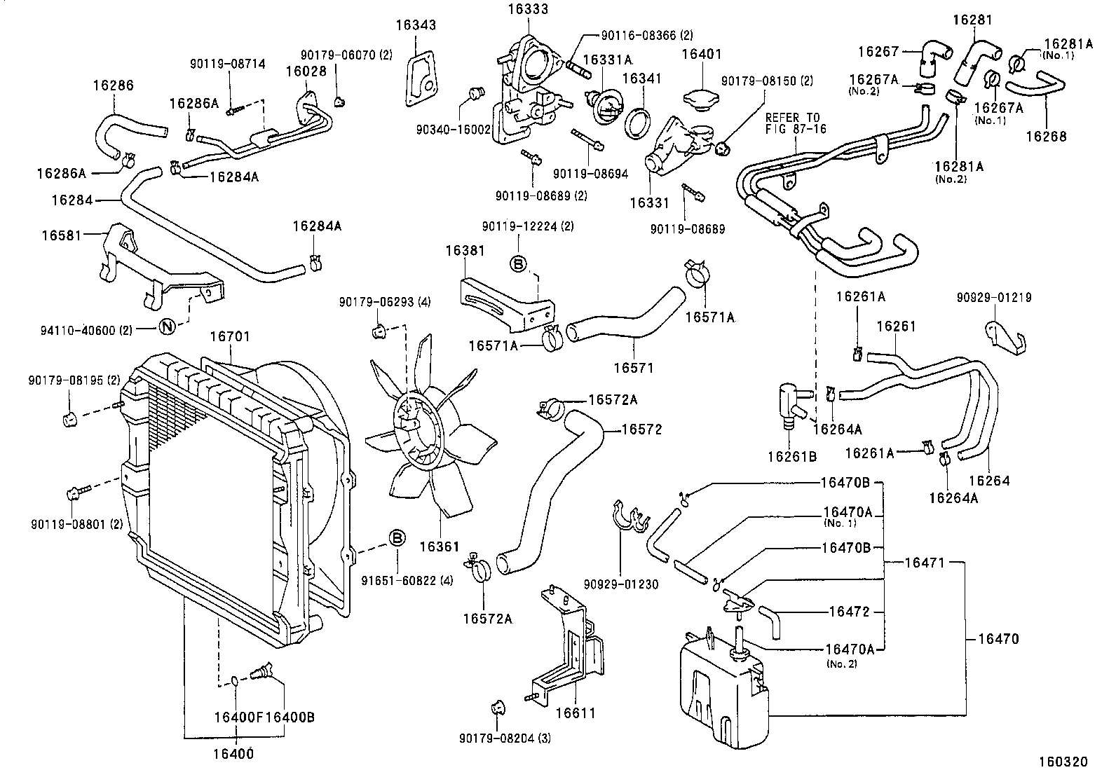  LAND CRUISER 70 |  RADIATOR WATER OUTLET
