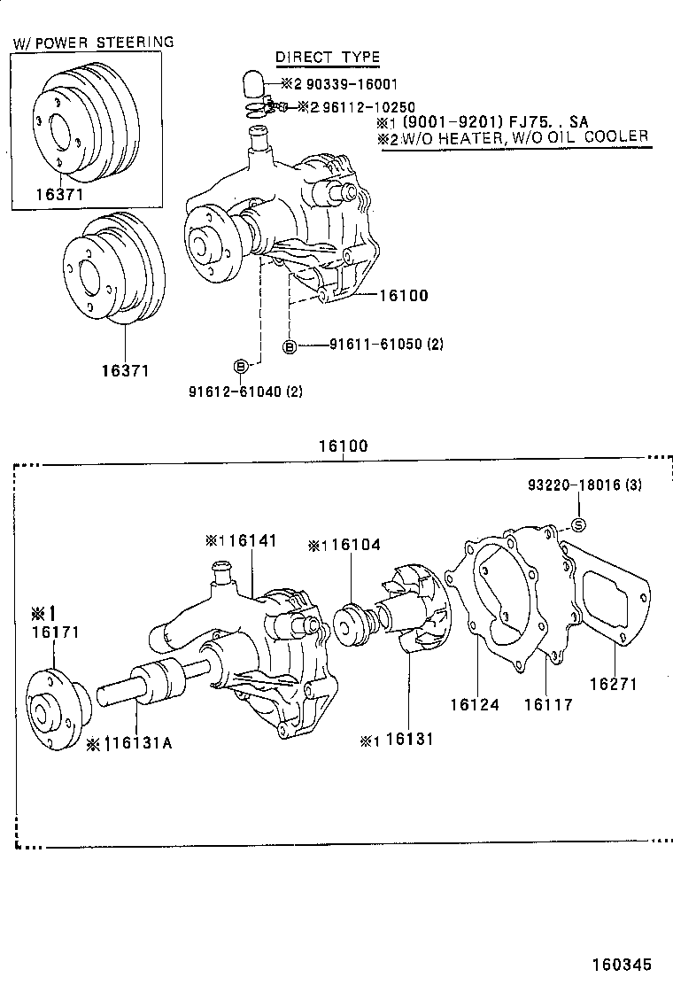  LAND CRUISER 70 |  WATER PUMP