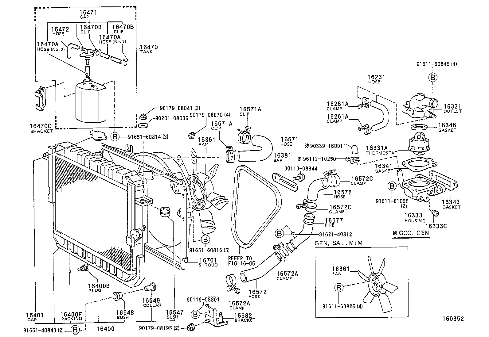  LAND CRUISER 70 |  RADIATOR WATER OUTLET