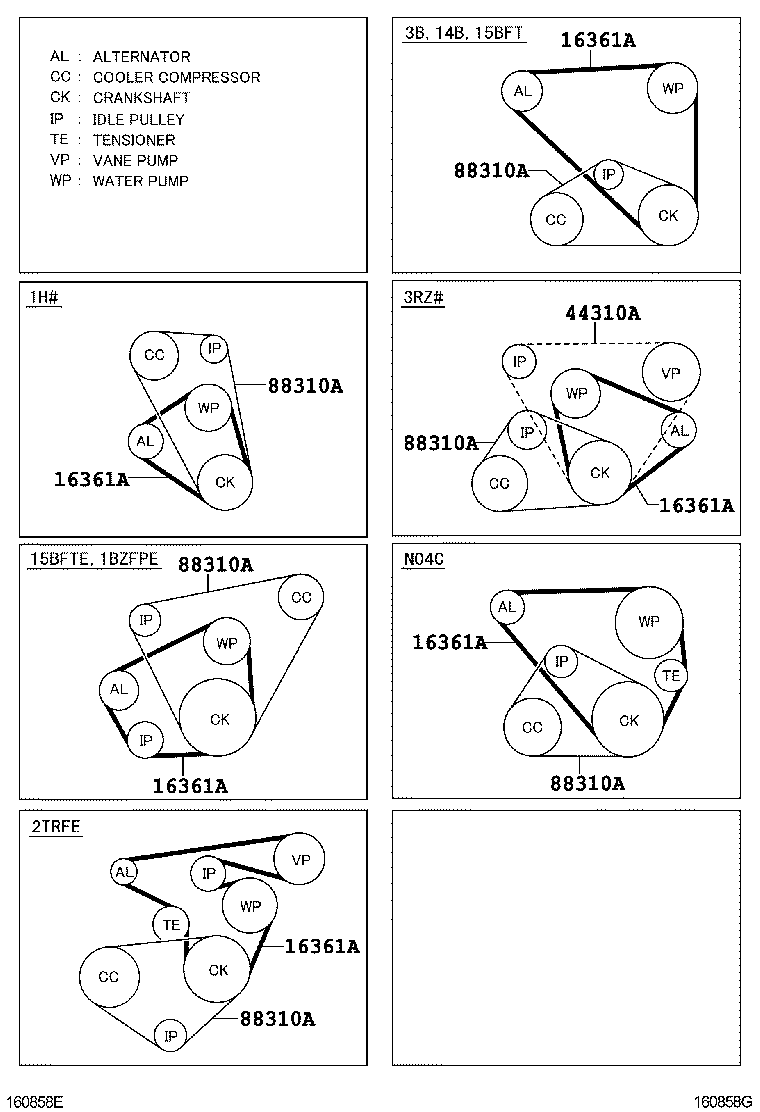  COASTER |  V BELT