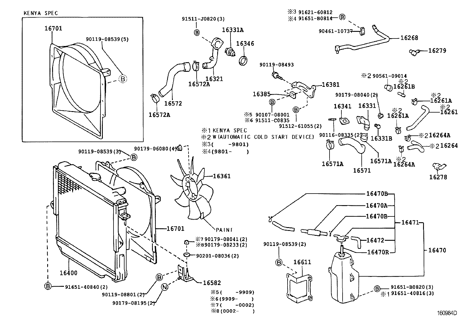  LAND CRUISER 70 |  RADIATOR WATER OUTLET