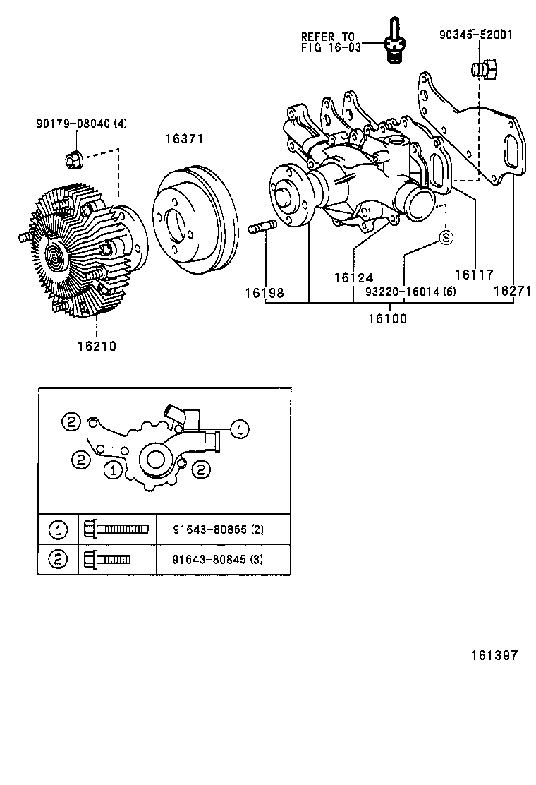  COASTER |  WATER PUMP