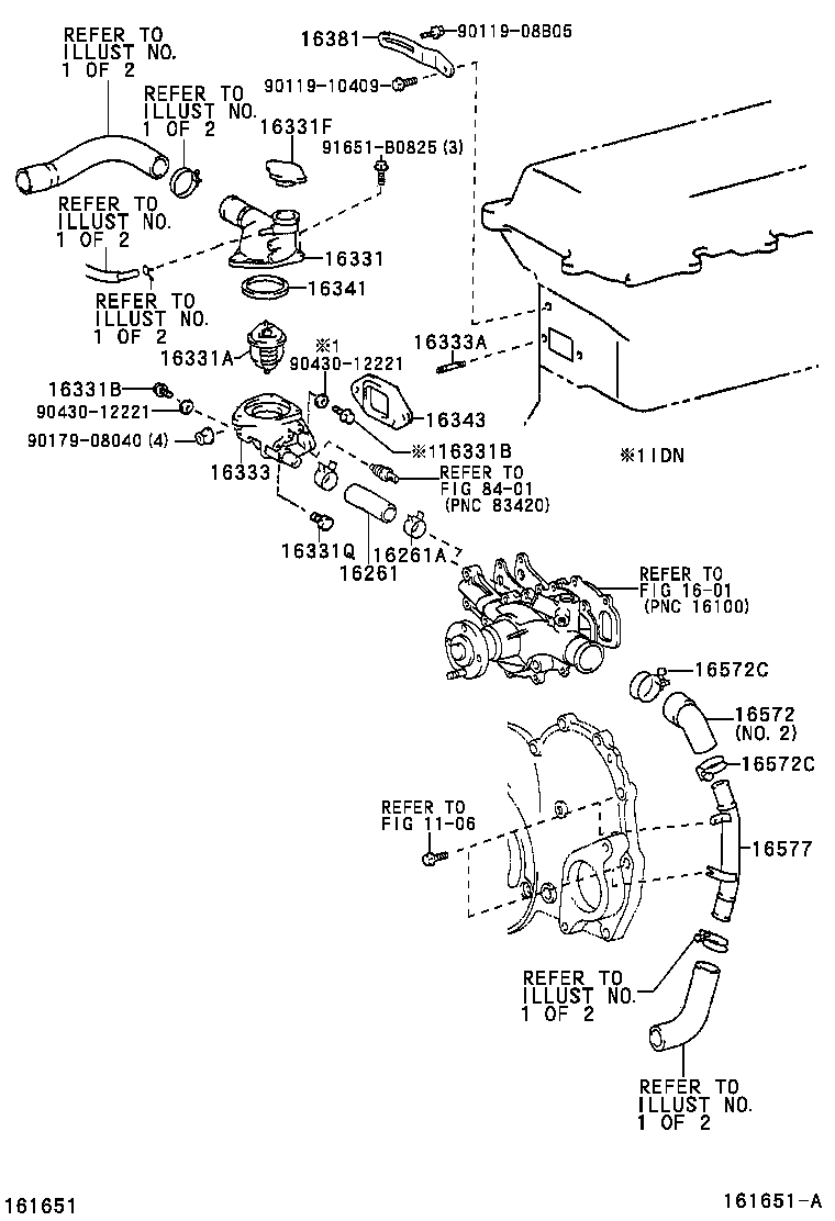  DYNA |  RADIATOR WATER OUTLET