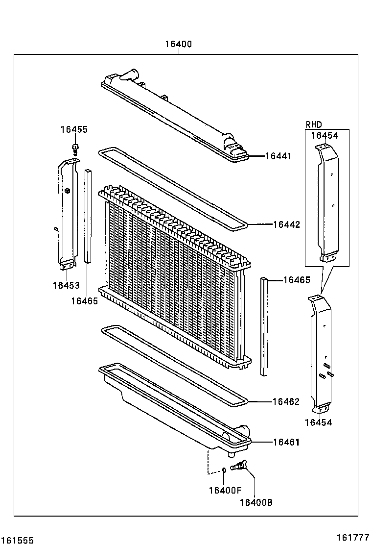  DYNA |  RADIATOR WATER OUTLET