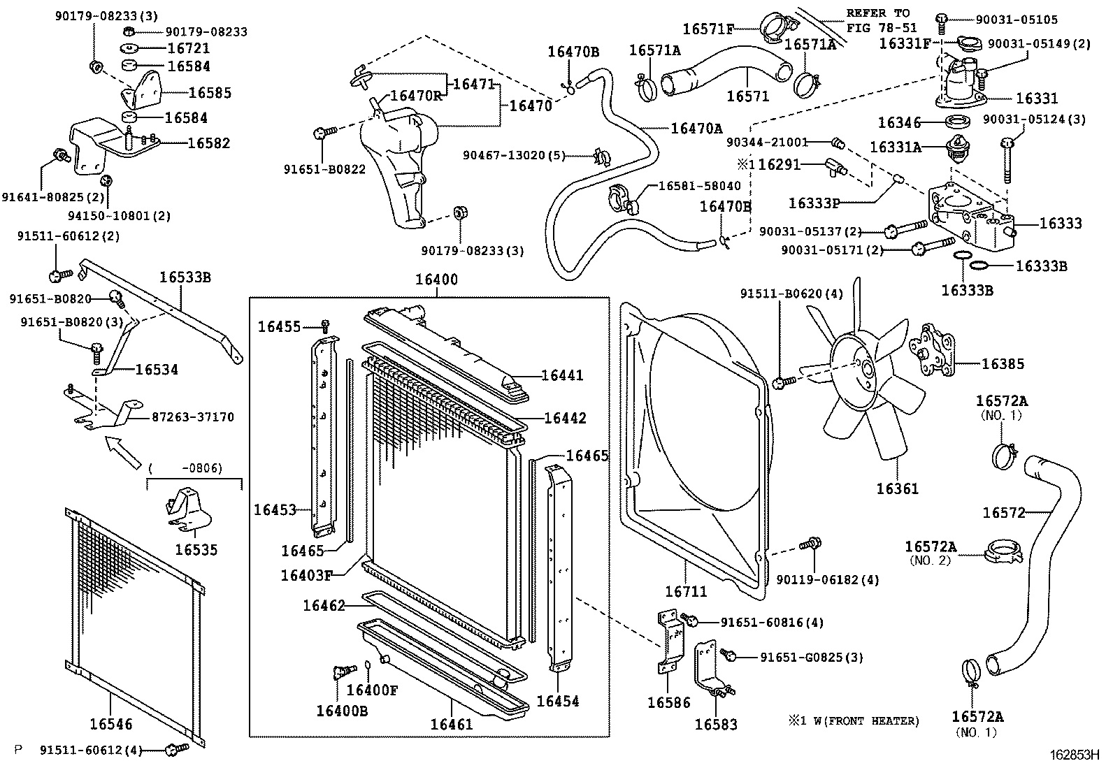  DYNA |  RADIATOR WATER OUTLET