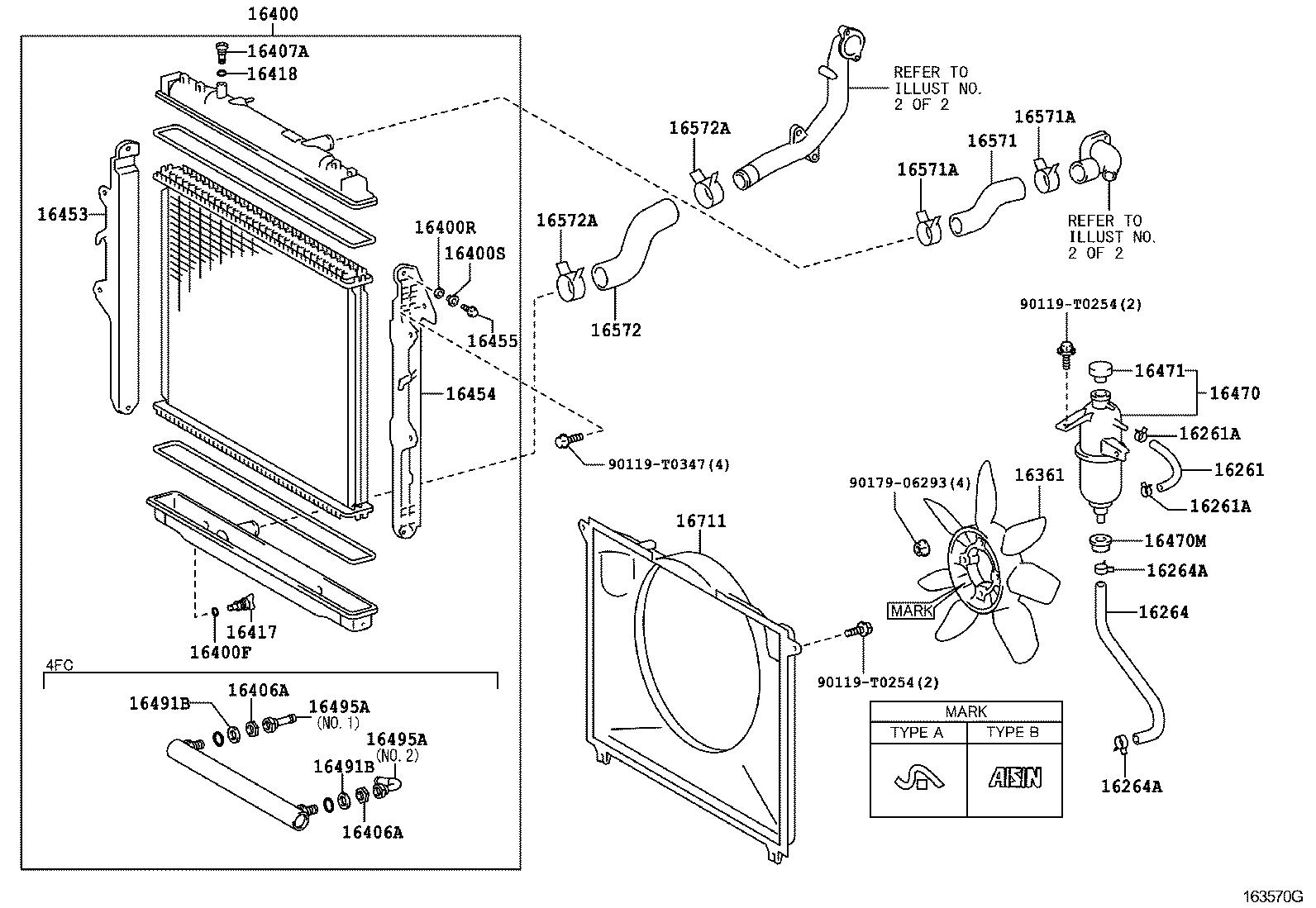  FORTUNER |  RADIATOR WATER OUTLET