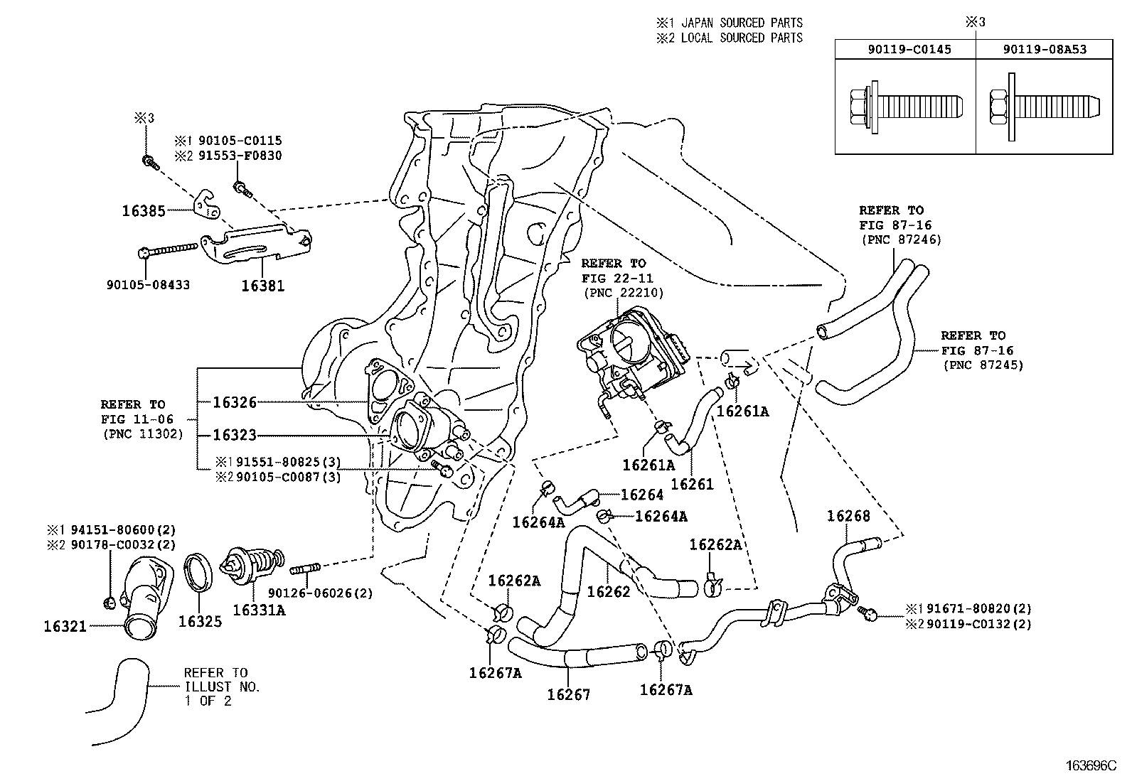  YARIS CHINA |  RADIATOR WATER OUTLET