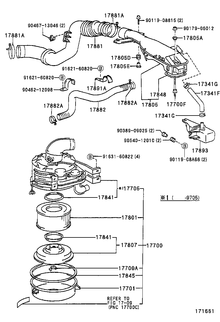  COASTER |  AIR CLEANER