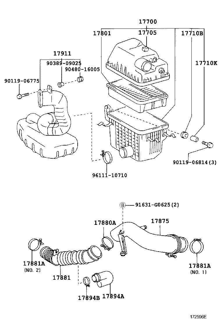  TOWNACE LITEACE |  AIR CLEANER