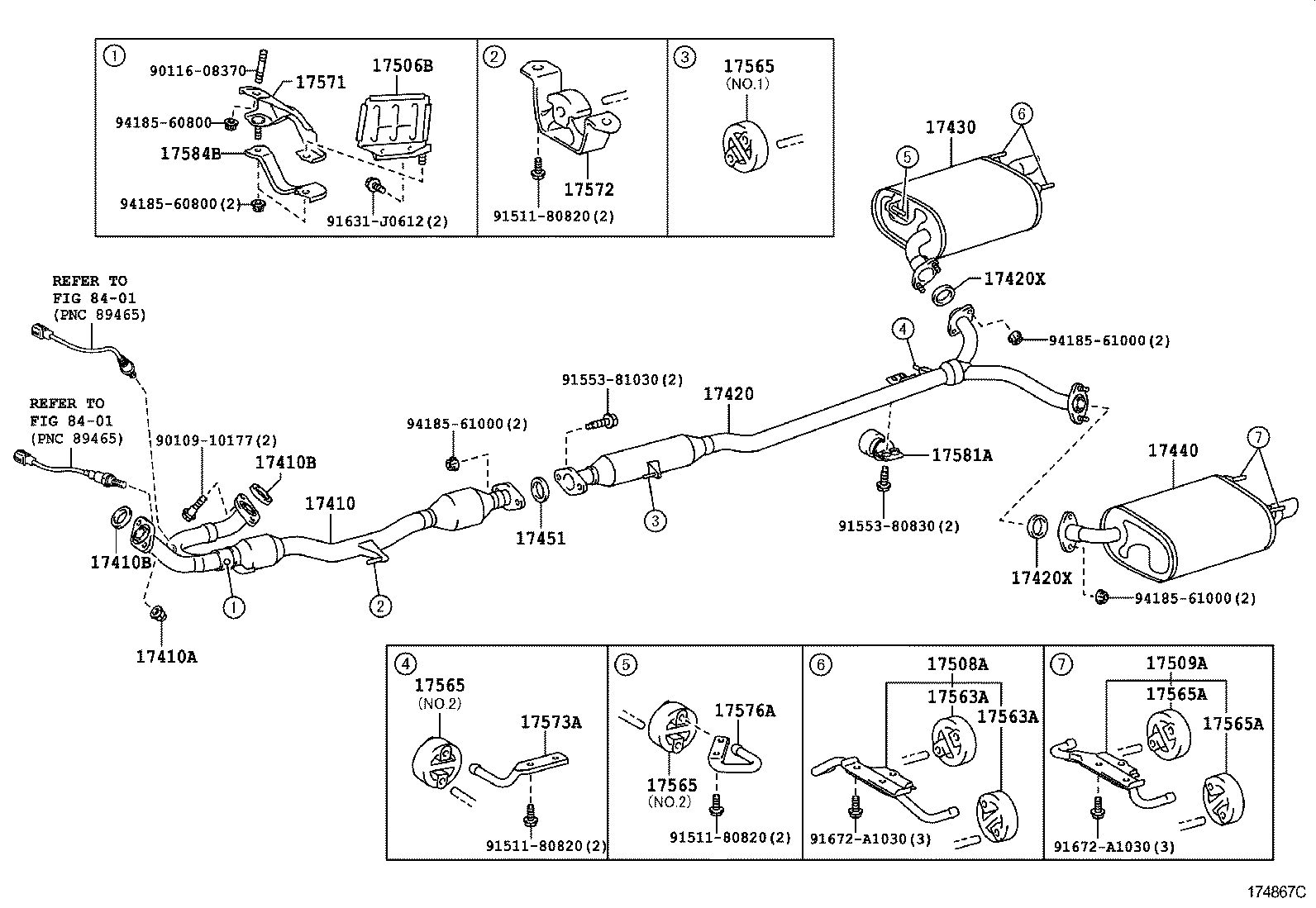  ES240 350 |  EXHAUST PIPE