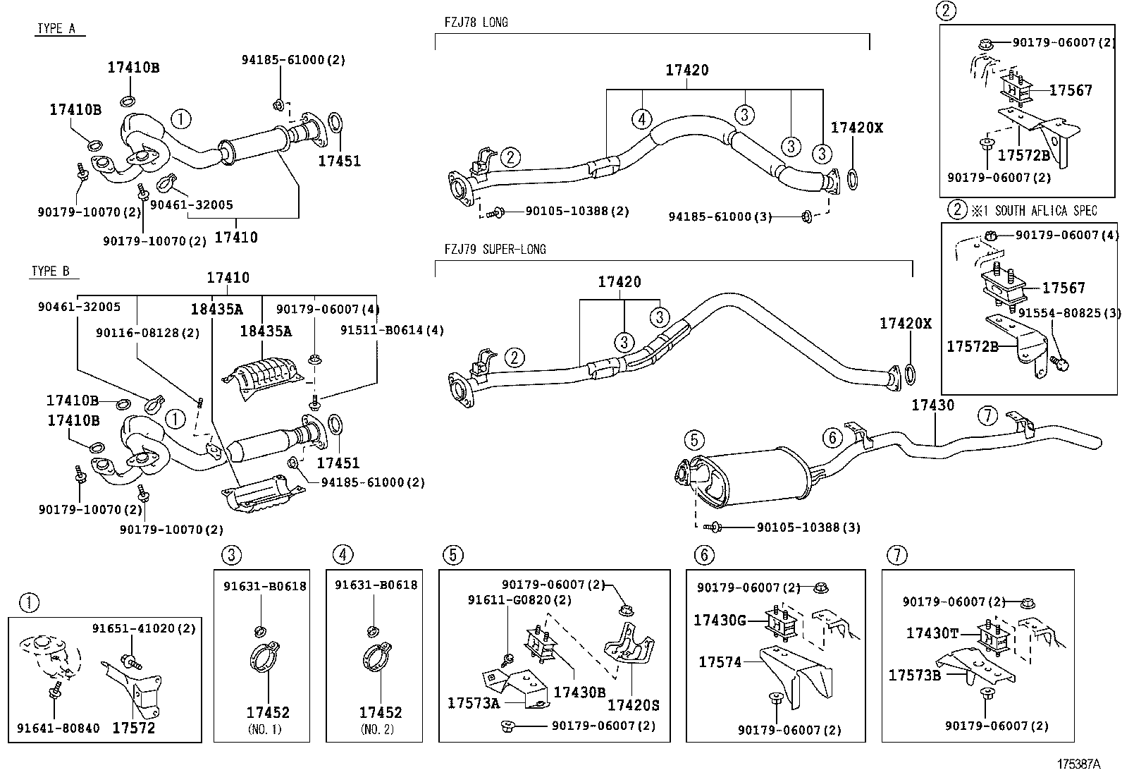  LAND CRUISER 70 |  EXHAUST PIPE