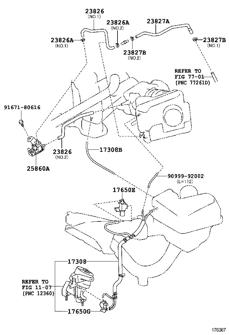  CAMRY HYBRID ASIA |  VACUUM PIPING