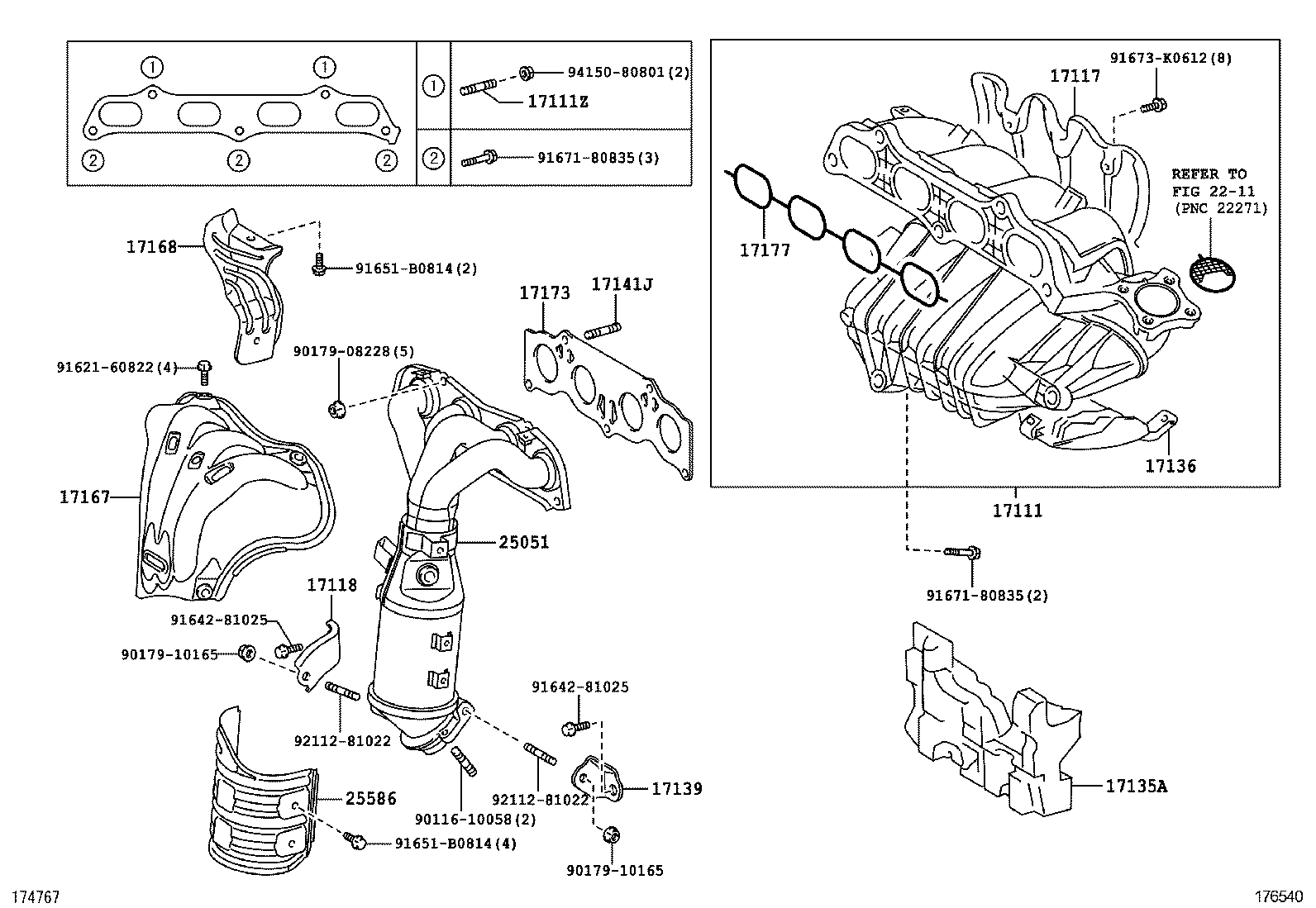  ES240 350 |  MANIFOLD