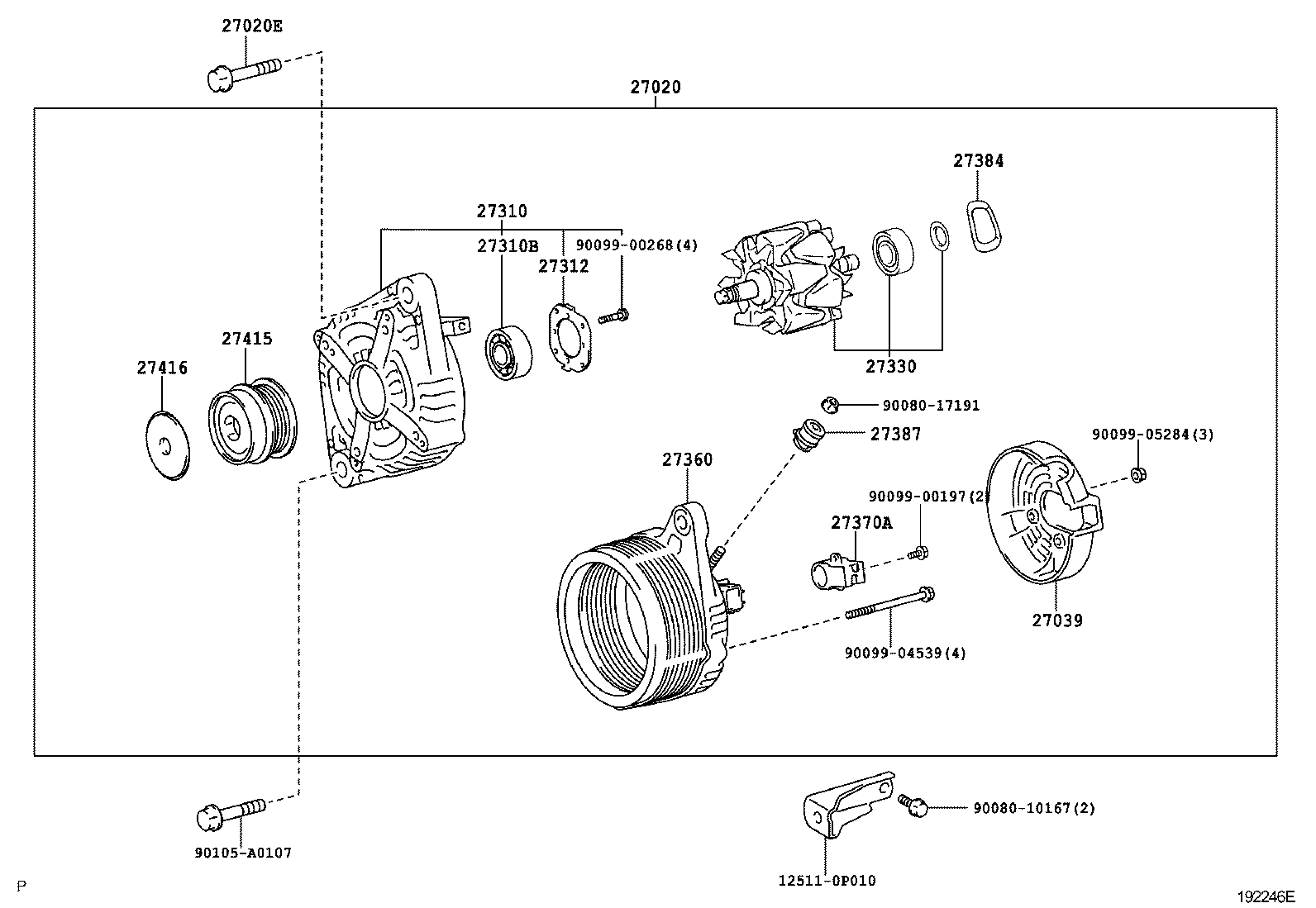  AVALON |  ALTERNATOR