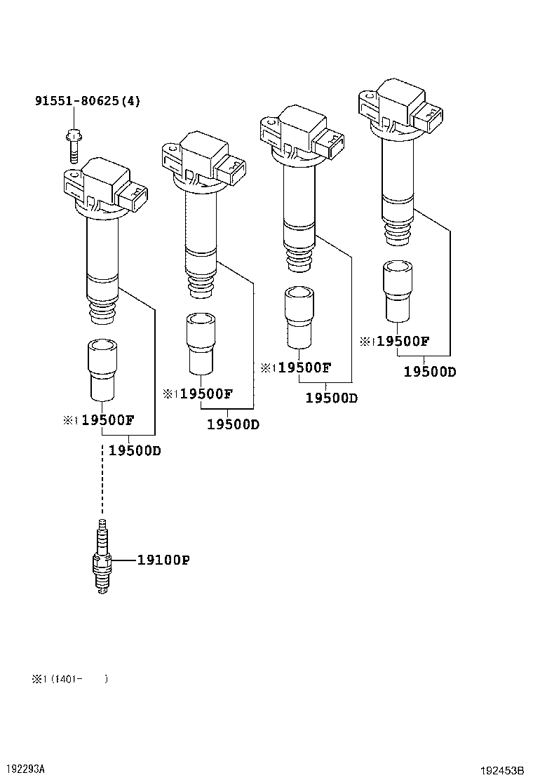  YARIS |  IGNITION COIL SPARK PLUG