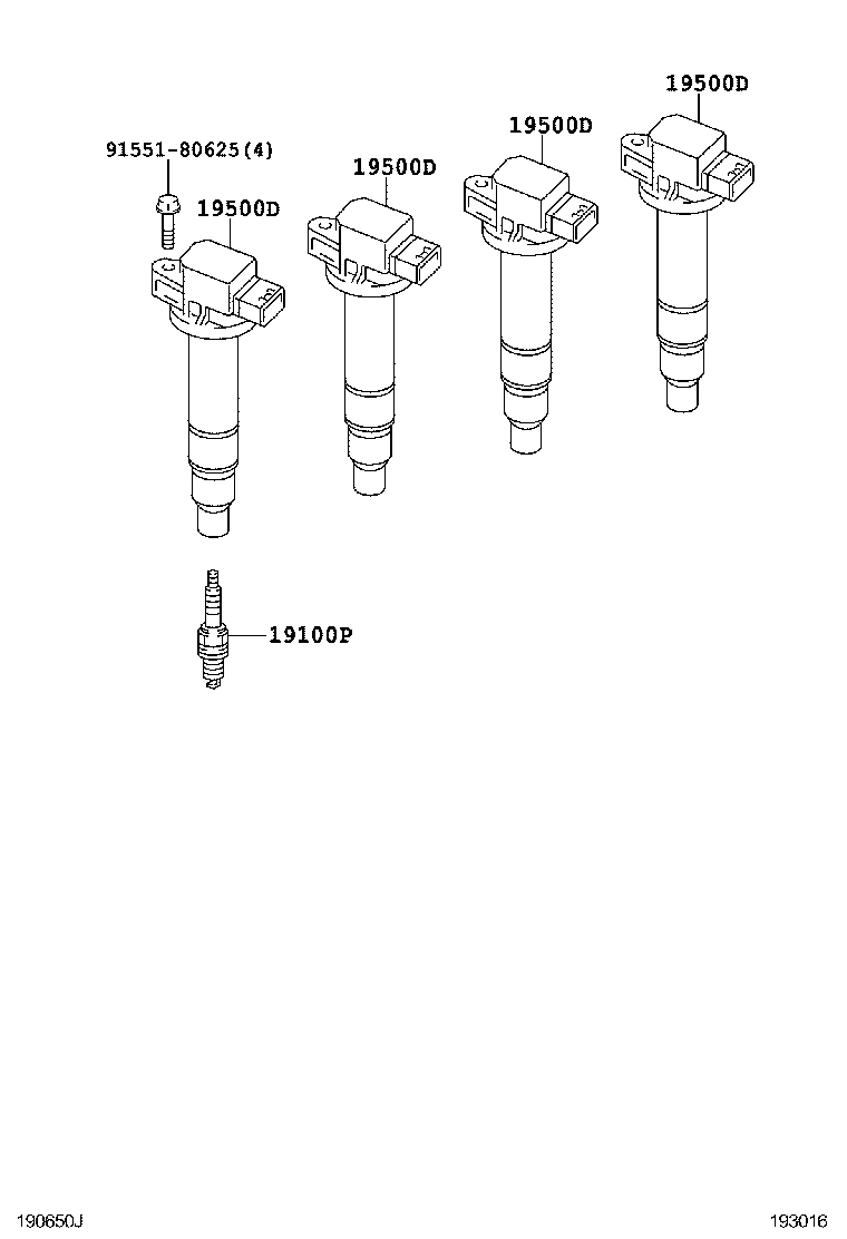  YARIS CHINA |  IGNITION COIL SPARK PLUG